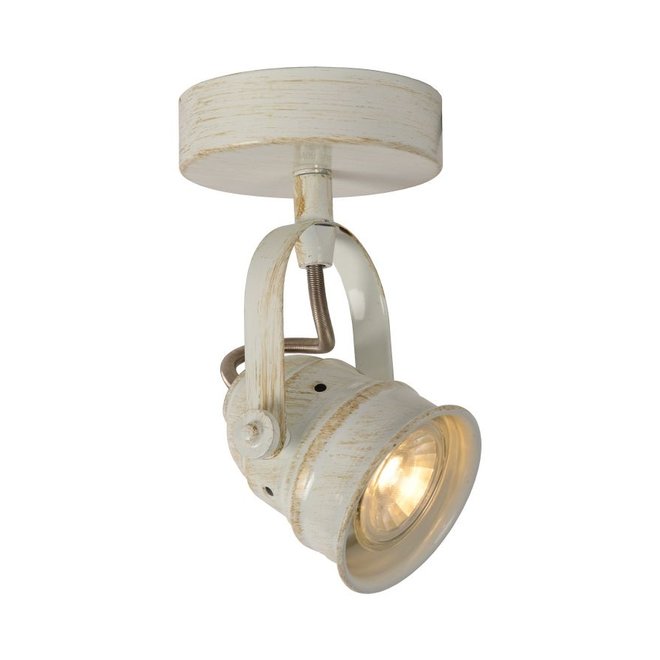 Lucide Cigal - Plafondspot Ø 9 cm LED GU10 1x5W 2700K Antiek wit