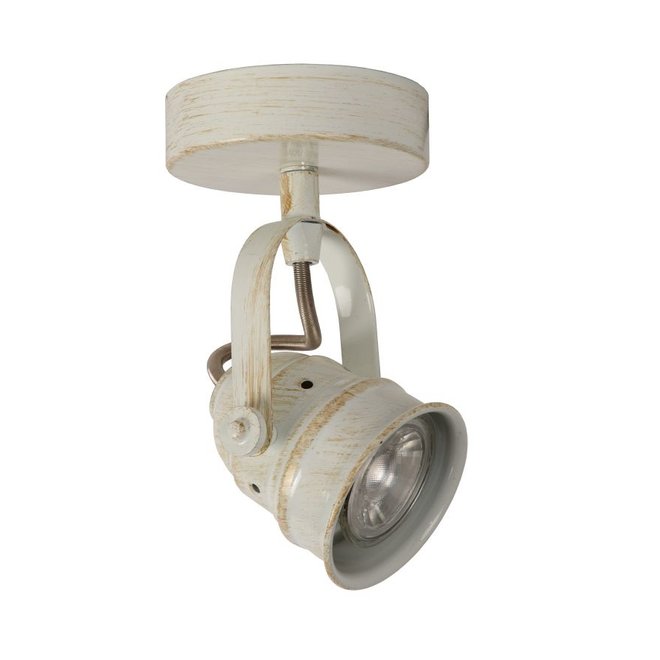 Lucide Cigal - Plafondspot Ø 9 cm LED GU10 1x5W 2700K Antiek wit