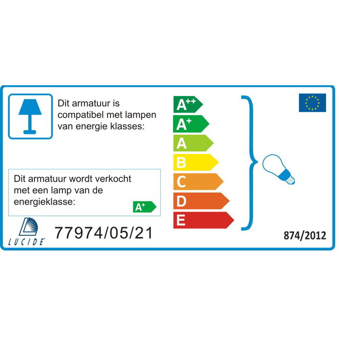 Lucide Cigal - Plafondspot Ø 9 cm LED GU10 1x5W 2700K Antiek wit