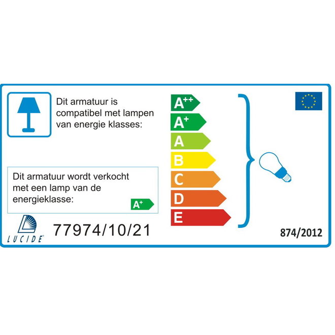 Lucide Cigal - Plafondspot Ø 9 cm LED GU10 2x5W 2700K Antiek wit