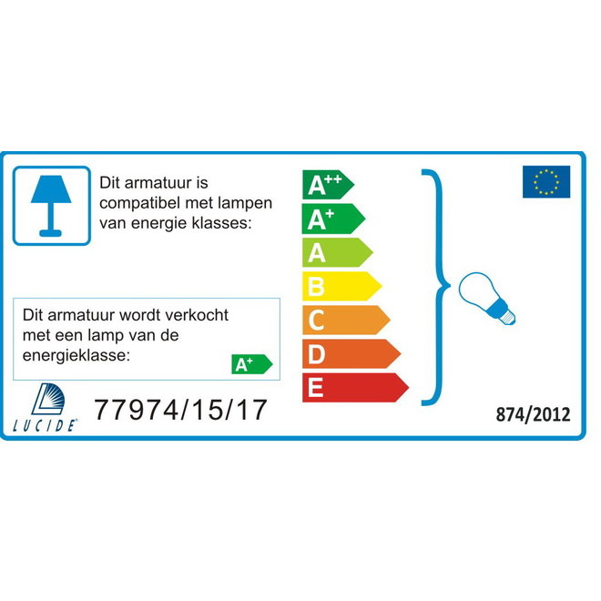 Lucide Cigal - Plafondspot Ø 27 cm LED GU10 3x5W 2700K Koper