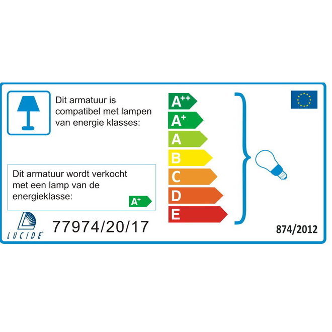 Lucide Cigal - Plafondspot Ø 9 cm LED GU10 4x5W 2700K Koper