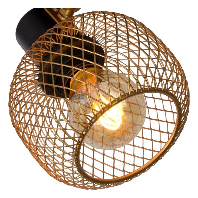 Lucide Maren - Wandspot 1xE14 Mat Goud / Messing