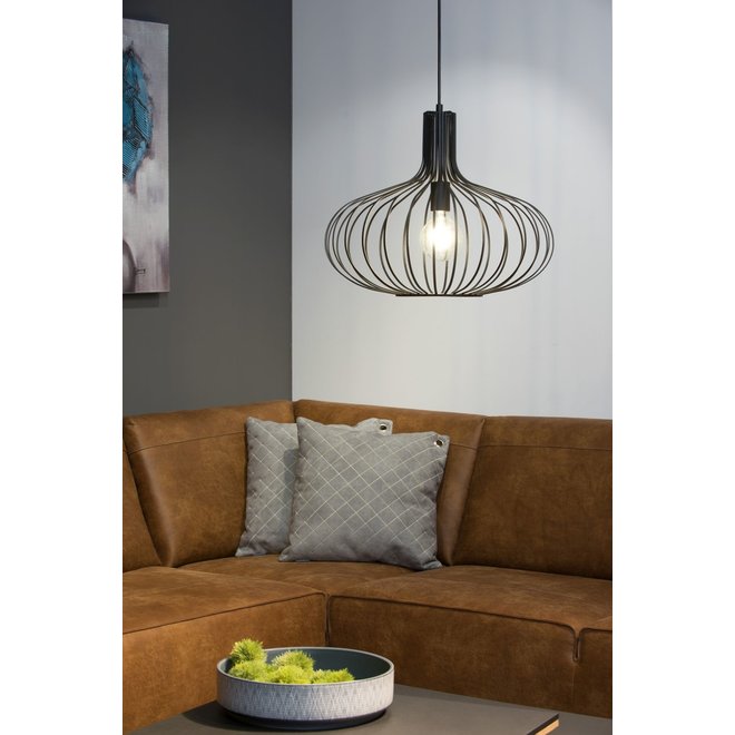 Lucide Manuela - Hanglamp Ø 50 cm 1xE27 Zwart