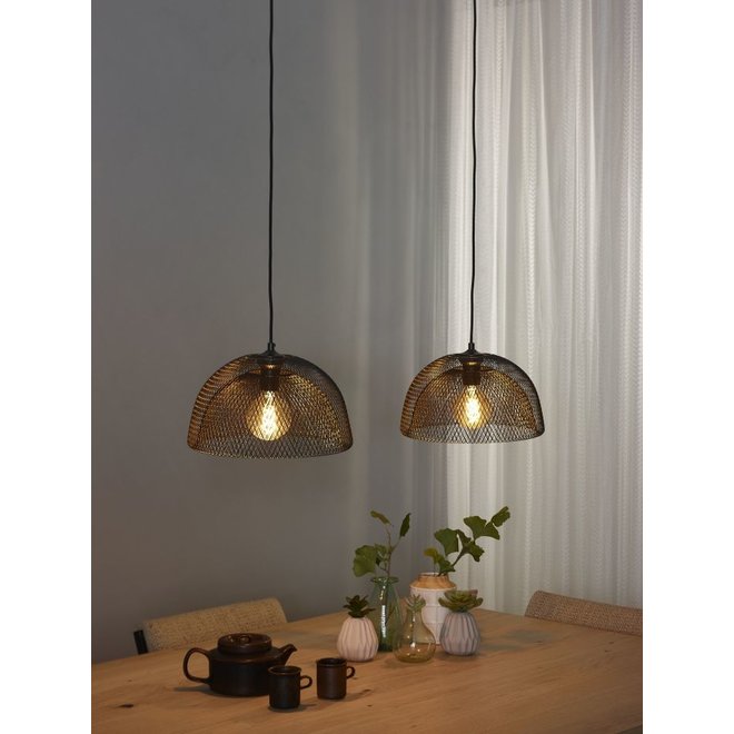 Lucide Mesh - Hanglamp 2xE27 Zwart