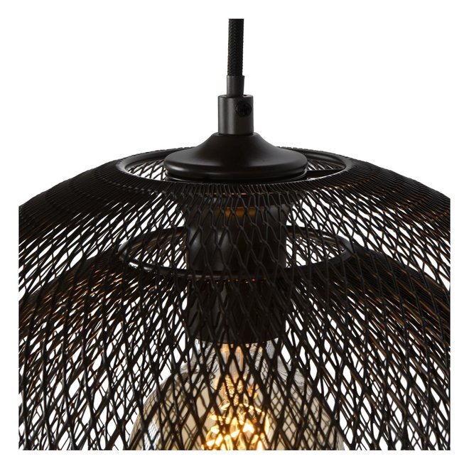 Lucide Mesh - Hanglamp 2xE27 Zwart