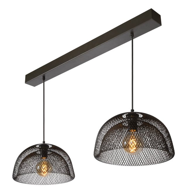 Lucide Mesh - Hanglamp 2xE27 Zwart