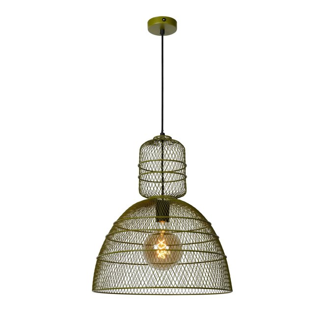 Lucide Gasset - Hanglamp Ø 42,5 cm 1xE27 Groen