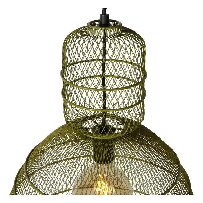 Lucide Gasset - Hanglamp Ø 42,5 cm 1xE27 Groen