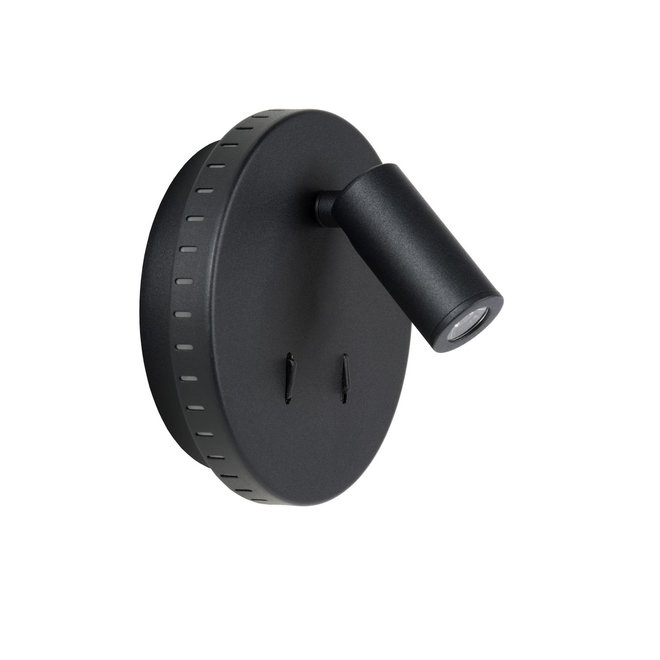 Lucide Bentjer - Wandlamp Ø 14 cm LED 3000K Zwart