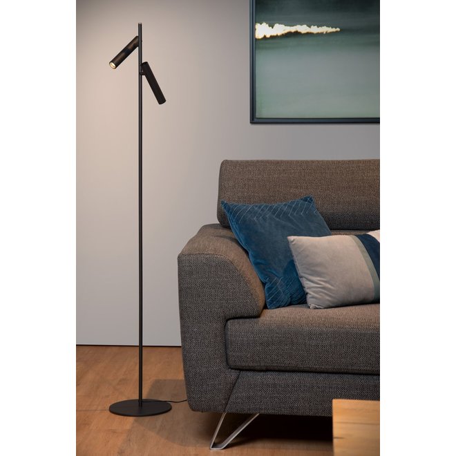 Lucide Philon - Leeslamp Ø 23 cm LED Dimb. 2x4,5W 3000K Zwart