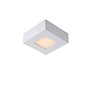 Lucide Brice-led - Plafonnière LED Dimb. 1x8W 3000K IP40 Wit