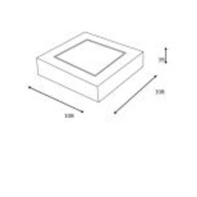 Lucide Brice-led - Plafonnière LED Dimb. 1x8W 3000K IP40 Wit