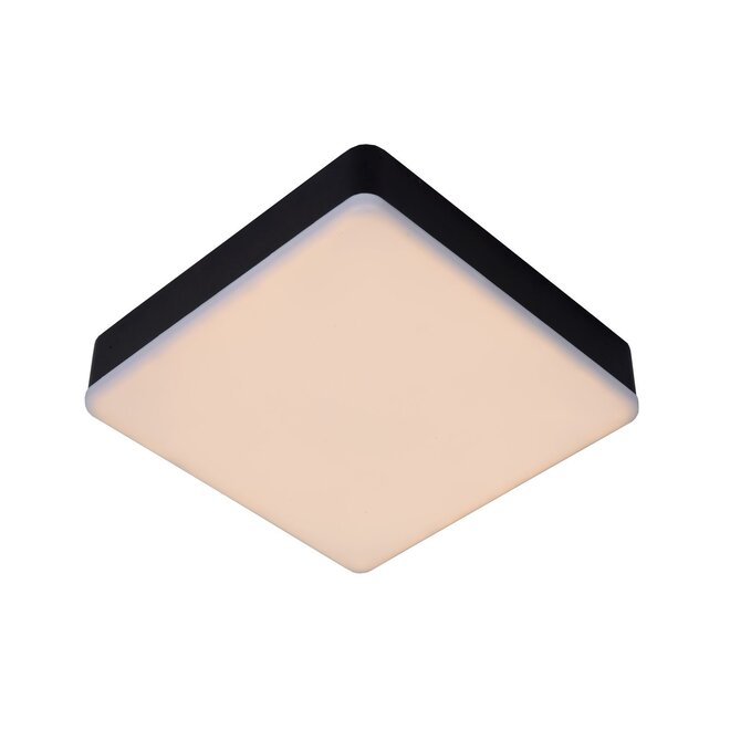 Lucide Ceres-led - Plafonnière Badkamer LED Dimb. 1x30W 3000K IP44 Zwart