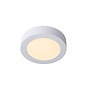 Lucide Brice-led - Plafonnière Badkamer Ø 18 cm LED Dimb. 1x11W 3000K IP44 Wit