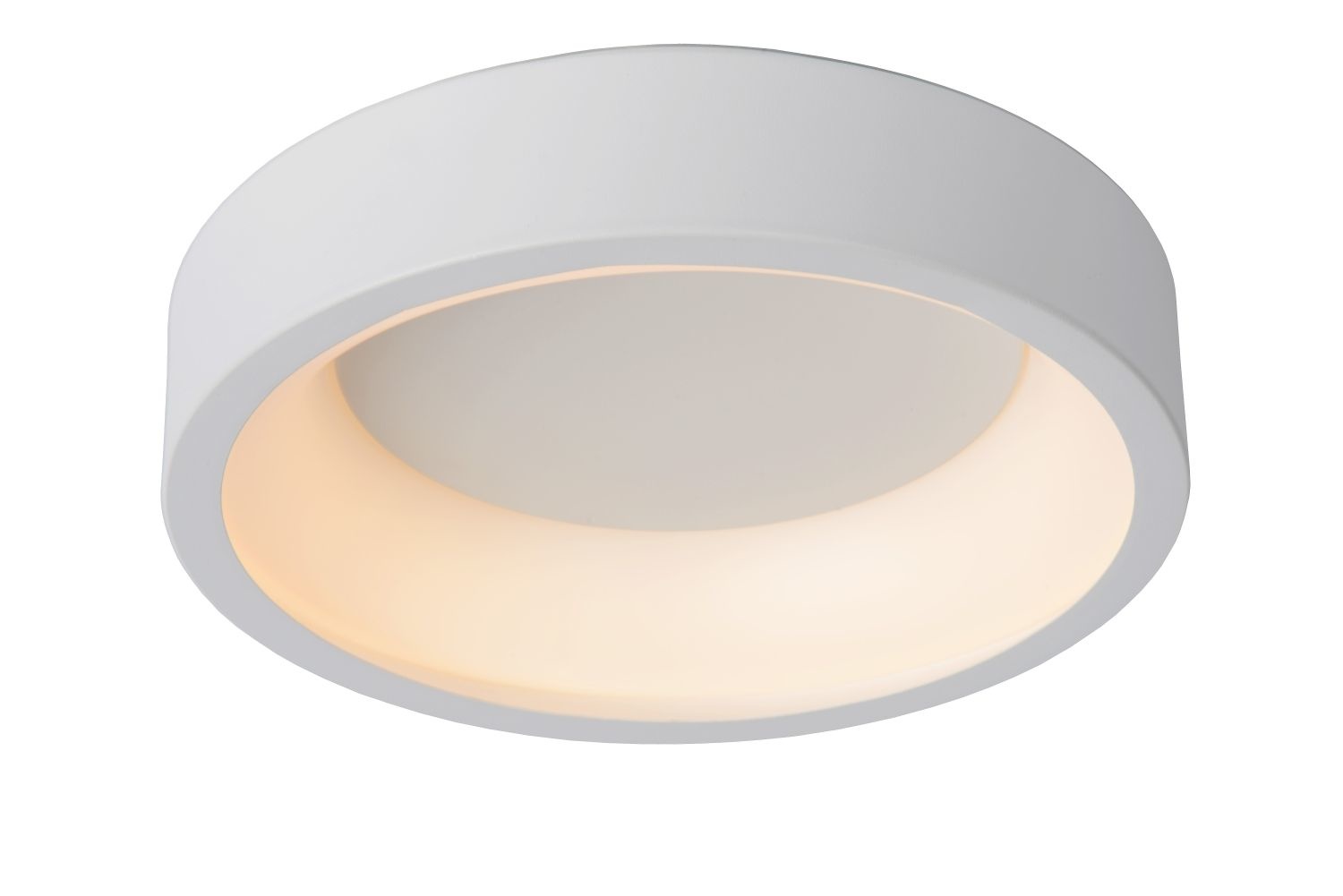 Lucide Talowe Led - Plafonnière Ø 30 cm LED Dimb. 1x20W 3000K Wit