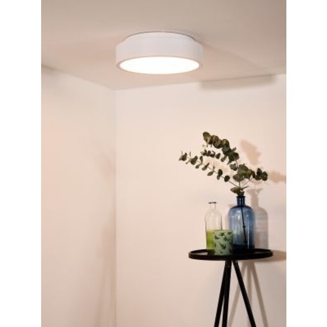 Lucide Talowe Led - Plafonnière Ø 30 cm LED Dimb. 1x20W 3000K Wit