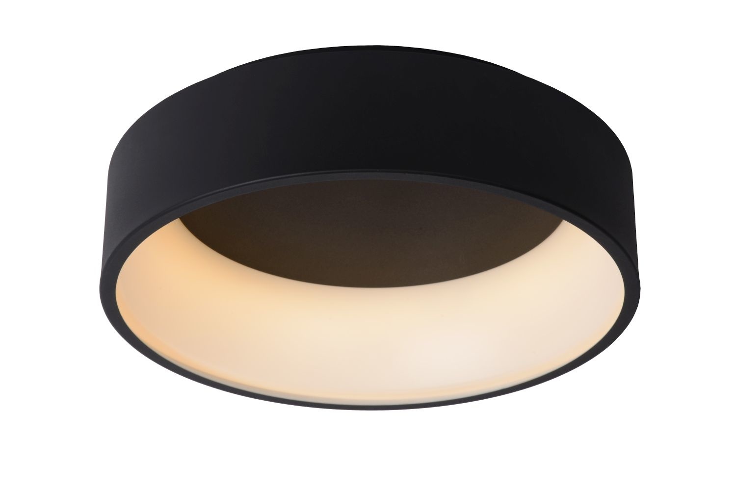 Lucide Talowe Led - Plafonnière Ø 45 cm LED Dimb. 1x30W 3000K Zwart