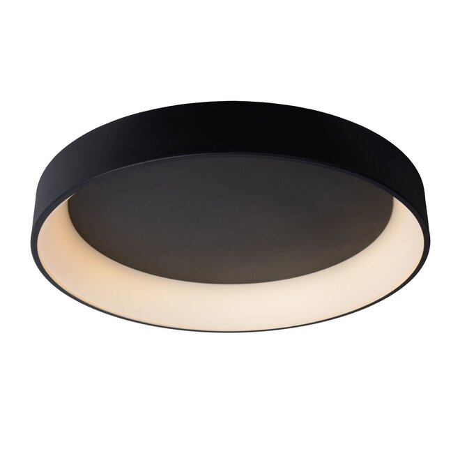 Lucide Talowe Led - Plafonnière Ø 80 cm LED Dimb. 1x80W 3000K Zwart