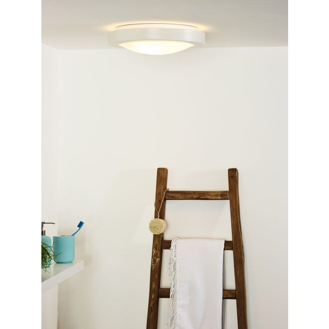 Lucide Fresh - Plafonnière Badkamer Ø 35 cm 2xE27 IP44 Wit