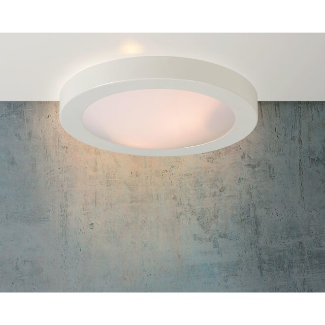 Lucide Fresh - Plafonnière Badkamer Ø 35 cm 2xE27 IP44 Wit