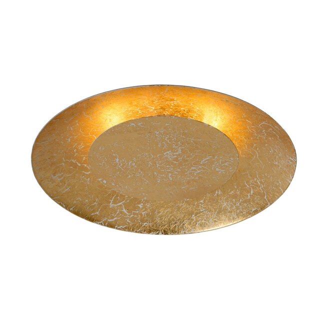Lucide Foskal - Plafonnière Ø 34,5 cm LED 1x12W 2700K Mat Goud / Messing