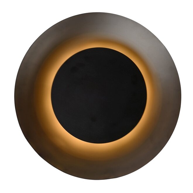 Lucide Foskal - Plafonnière Ø 34,5 cm LED 1x12W 2700K Zwart