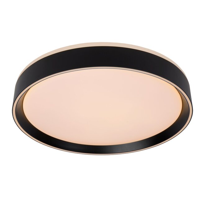 Lucide Nuria - Plafonnière Ø 40 cm LED Dimb. 1x24W 2700K 3 StepDim Zwart