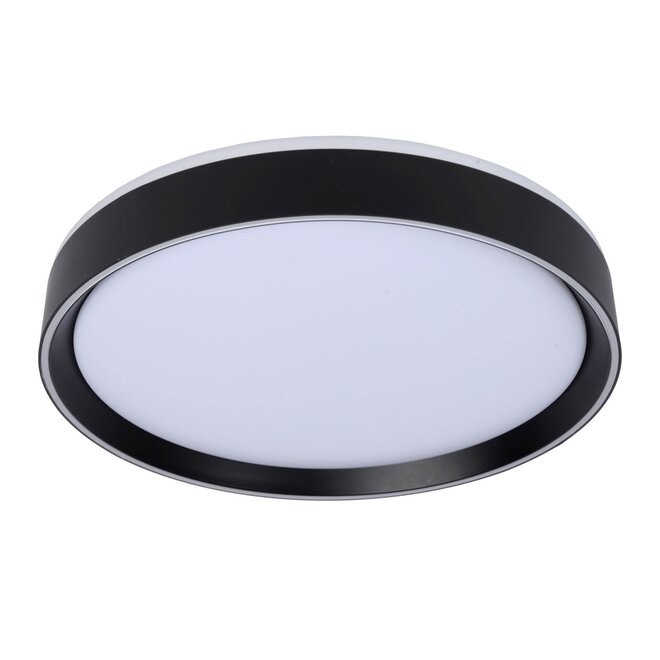 Lucide Nuria - Plafonnière Ø 40 cm LED Dimb. 1x24W 2700K 3 StepDim Zwart