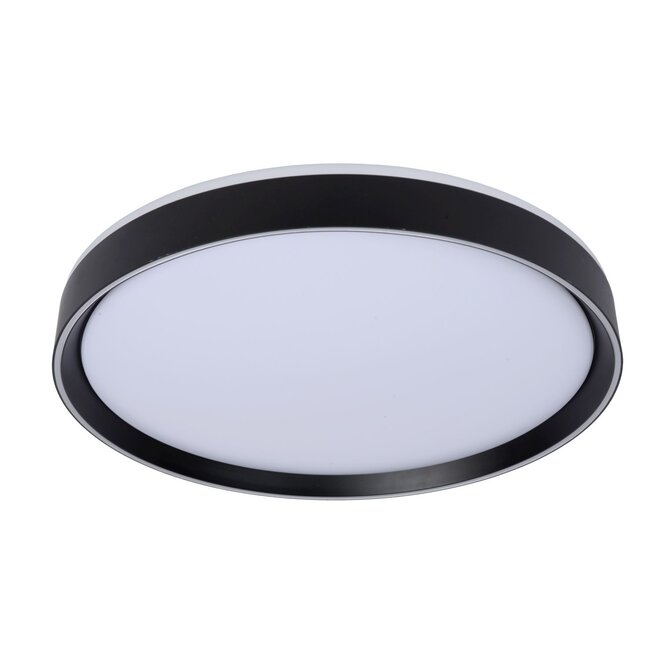 Lucide Nuria - Plafonnière Ø 50 cm LED Dimb. 1x36W 2700K 3 StepDim Zwart