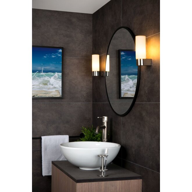 Lucide Jesse - Spiegellamp Badkamer 1xG9 IP44 Mat chroom