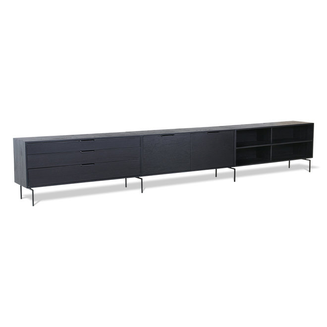 Zwart modular cabinet shelving element A