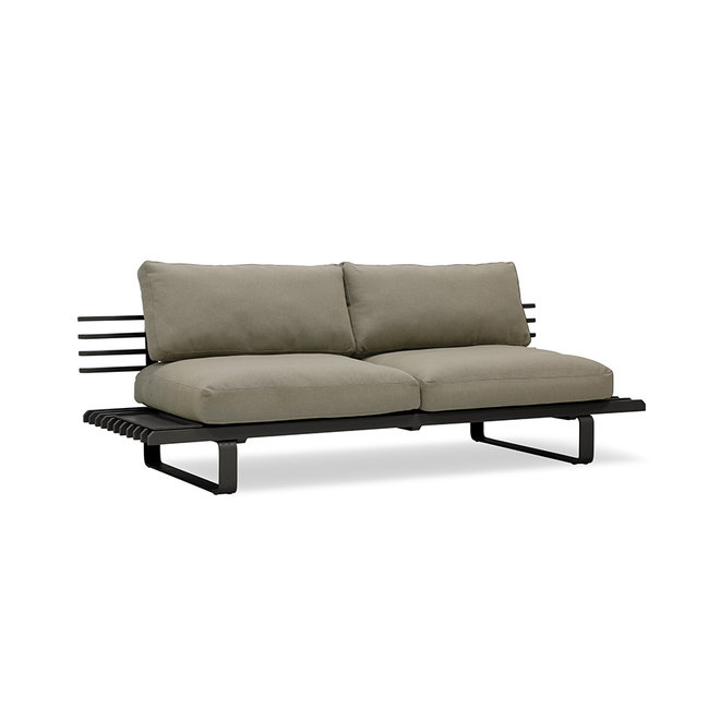 Charcoal Outdoor aluminium lounge sofa