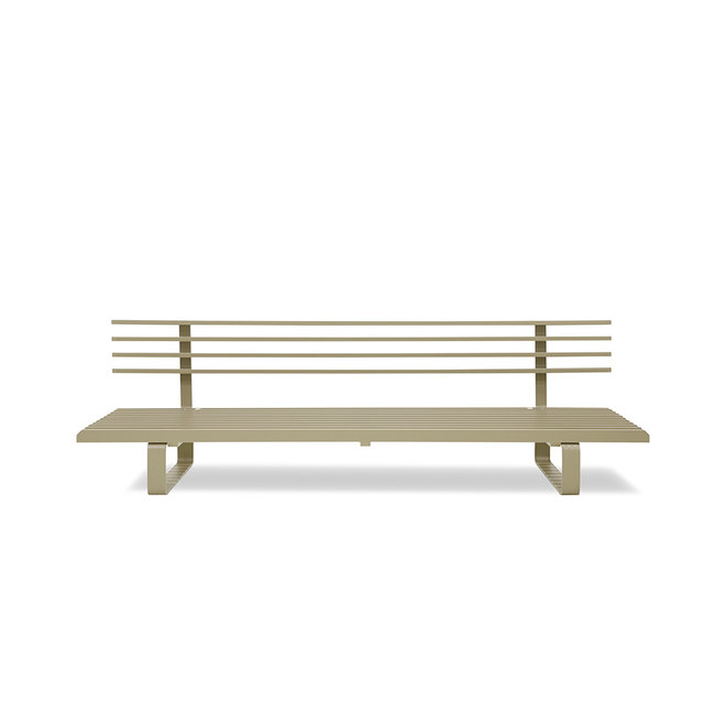 Olijfkleur Outdoor aluminium lounge sofa