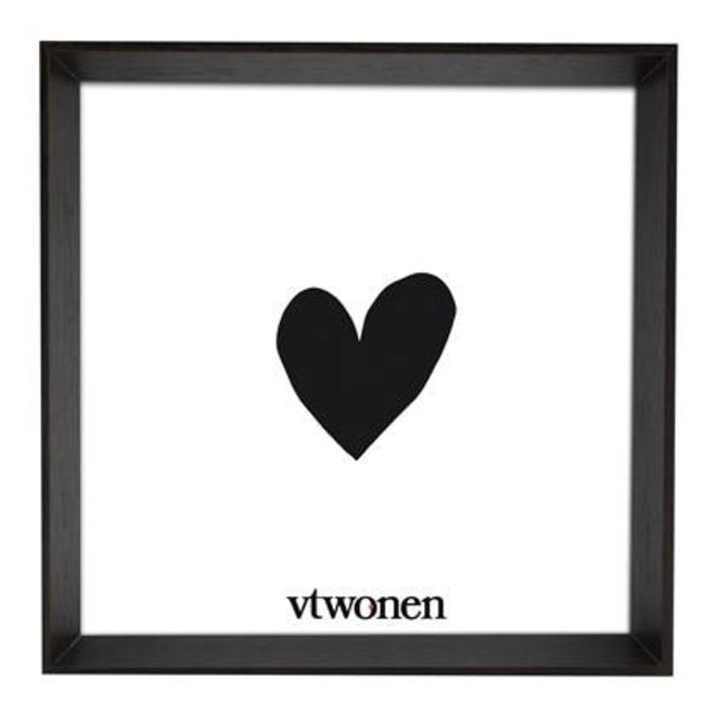 Vtwonen houten fotolijst 30 x 30 cm - bruin