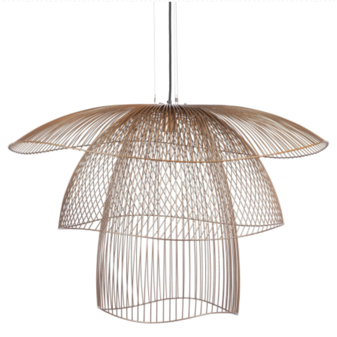 Forestier Papillon hanglamp -  Small Champagne