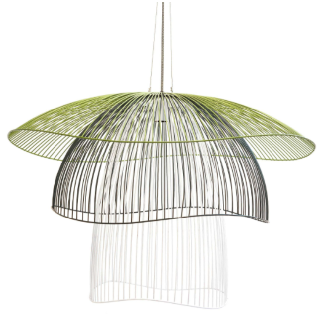 Forestier Papillon hanglamp -  Small Blauw, groen, wit