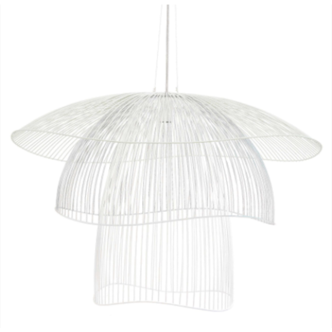 Forestier Papillon hanglamp -  Small Wit