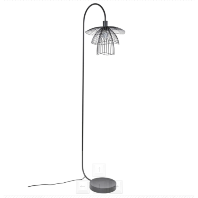 Forestier Papillon Vloerlamp - Zwart