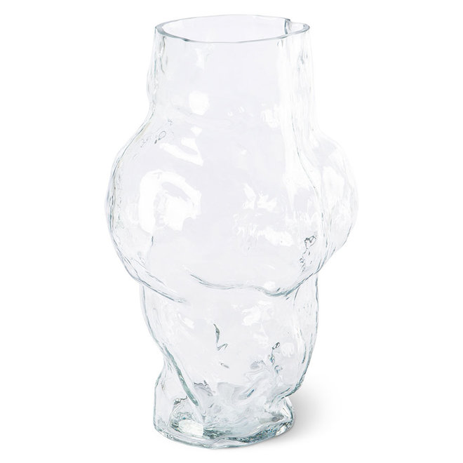 HK Objects: Cloud Vase Clear Glass High