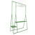 Kledingrek met hanger / haakset, Fern Green