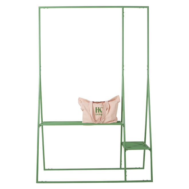 Kledingrek met hanger / haakset, Fern Green