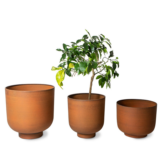 Metalen Planter Ginger (Set van 3)