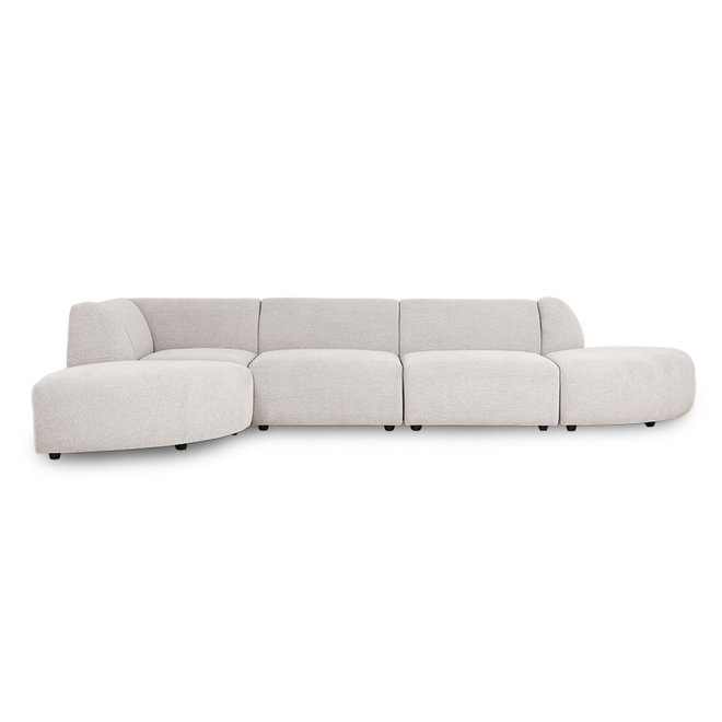 Jax Couch: Element Hocker Small, Sneak, Light Gray