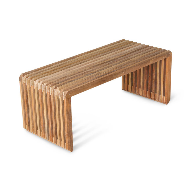 Slatted Bench / Element Teak