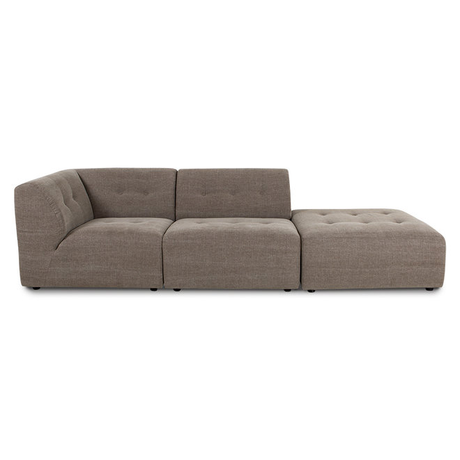 Vint Couch: Element Middle, Linnen Mix, Taupe