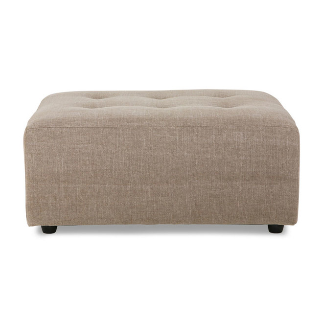 Vint Couch: Element Hocker, Linnen Mix, Taupe