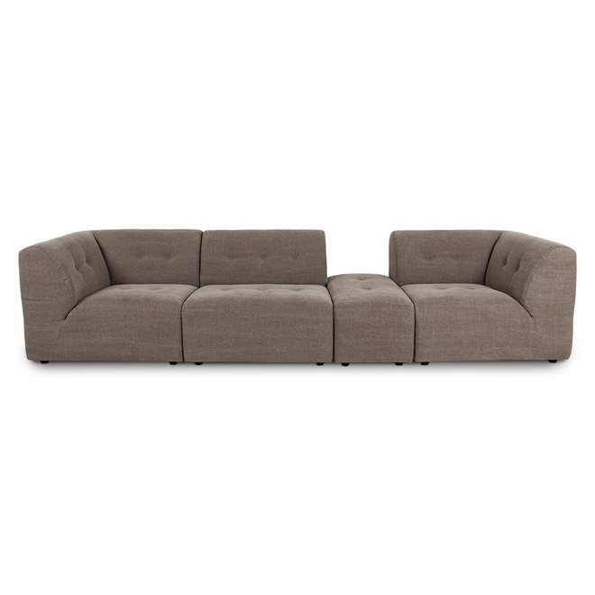 Vint Couch: Element Hocker Small, Linnen Mix, Taupe