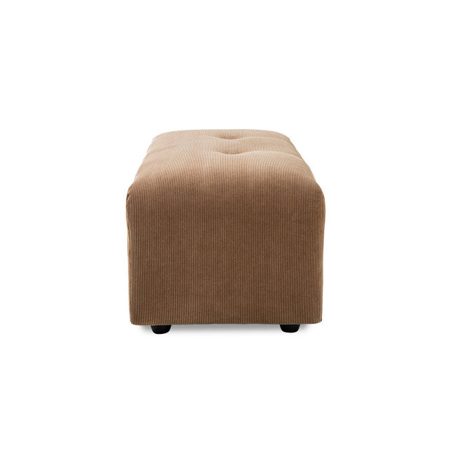 Vint Couch: Element Hocker Small, Corduroy Rib, Brown