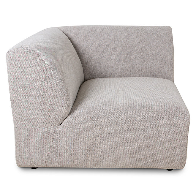 Jax Couch: Element Left End, Sneak, Light Gray